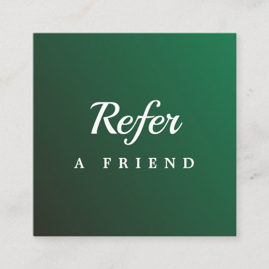 Professional Salon & Spa Referral Card | Editable 割引カード (正面)