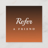 Professional Salon & Spa Referral Card | Editable  割引カード (正面)