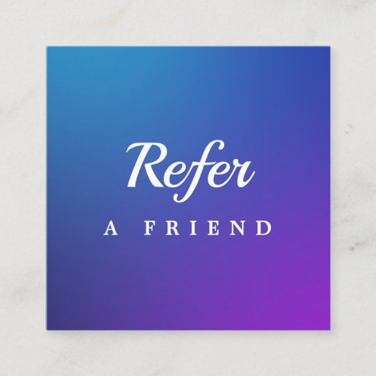 Professional Salon & Spa Referral Card | Editable 割引カード (正面)