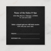 Professional Salon & Spa Referral Card | Editable  割引カード (裏面)