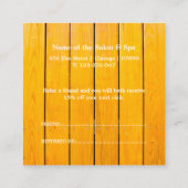 Professional Salon & Spa Referral Card | Editable  割引カード (裏面)