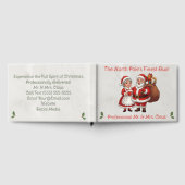 Professional Santa Business Card Mr&Mrs Claus ゲストブック (全面)