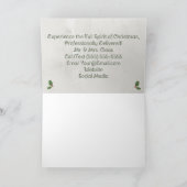 Professional Santa Business Card Thank Mrs Claus サンキューカード (内部)