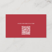 Professional Santa Claus QR Code Photo 名刺 (裏面)