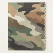 Professional Script on Elegant Camouflage Pattern プランナー手帳 (裏面)