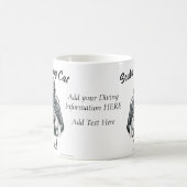   Professional Scuba Diver Funny Personalize コーヒーマグカップ (中央)