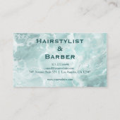 Professional Seafoam Silver White Name 名刺 (裏面)