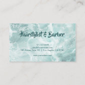 Professional Seafoam Silver White Name 名刺 (裏面)