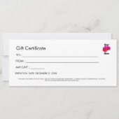 Professional Simple Custom Logo Gift Certificate 招待状 (正面)