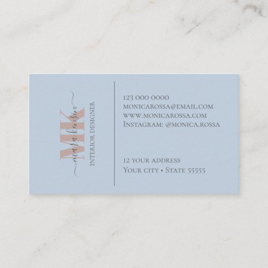 Professional Simple Modern Neon Purple Black 名刺 (裏面)