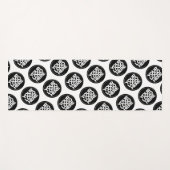 Professional Simple Repeating Logo Background ヨガマット (正面(横))