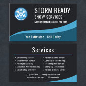 Professional Snow Removal Service Company 名刺
