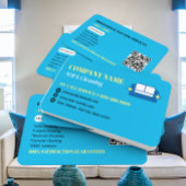 Professional Sofa Cleaning Logo QR Code 名刺