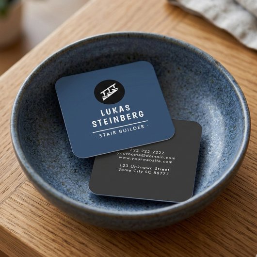 Professional Stair Builder Contractor スクエア名刺