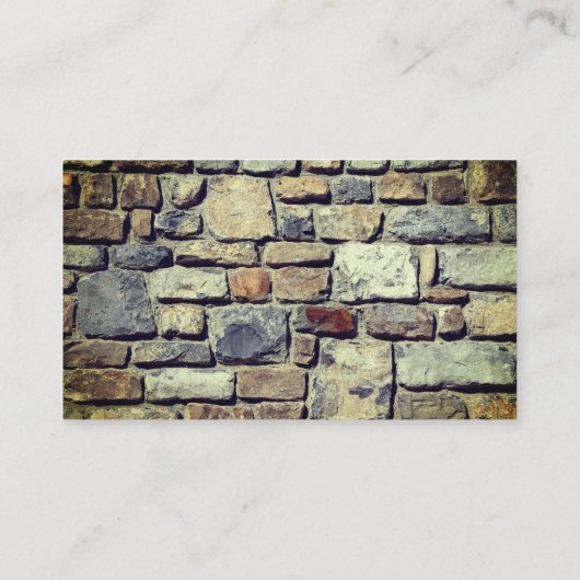 Professional Stone Masonry Company 名刺 (裏面)