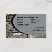 Professional Stone Masonry Company 名刺 (正面)