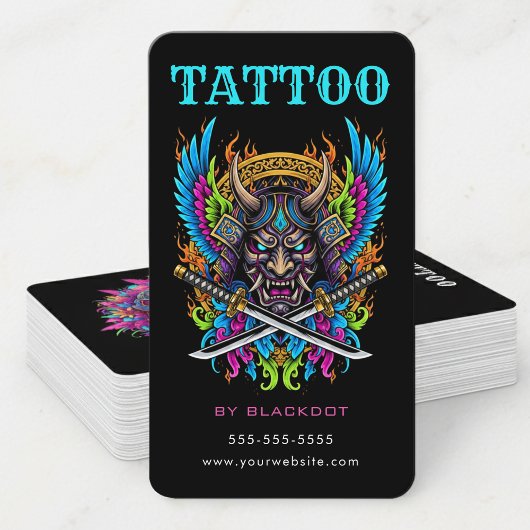 Professional Tattoo Artist Tattoo Shop Tattooist 名刺