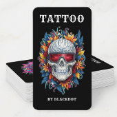 Professional Tattoo Studio Tattoo Shop Branding 名刺