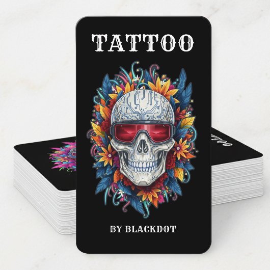 Professional Tattoo Studio Tattoo Shop Branding 名刺