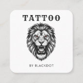 Professional Tattooist Creative Branding QR Code スクエア名刺 (正面)