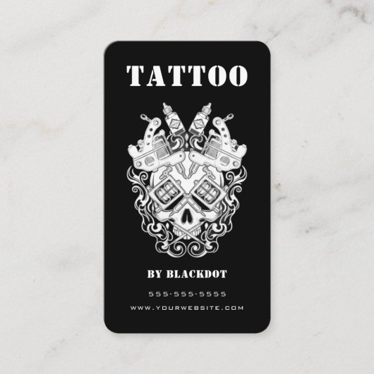 Professional Tattooist Tattoo Studio Tattoo Shop 名刺 (正面)