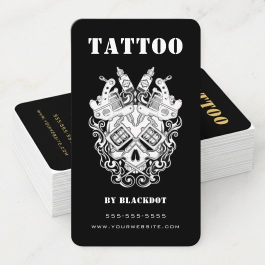 Professional Tattooist Tattoo Studio Tattoo Shop 名刺