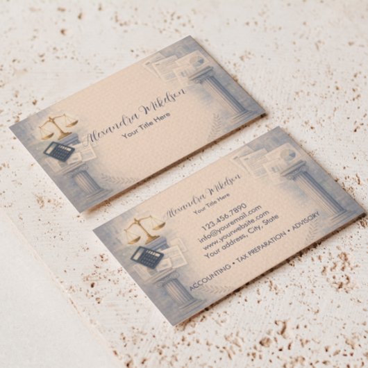 Professional Tax Office Branding 名刺