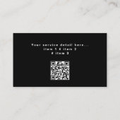 Professional Taxi Service  名刺 (裏面)