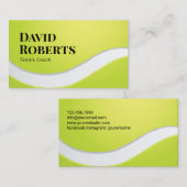 Professional Tennis Coach Sport Instructor  名刺 (正面/裏面)