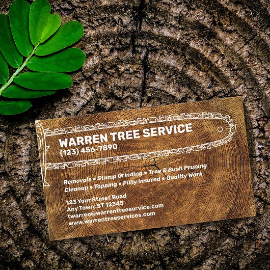 Professional Tree Service / Removal Company 名刺