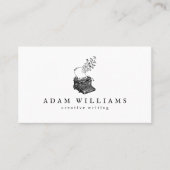 Professional Typewriter Black and White 名刺 (正面)