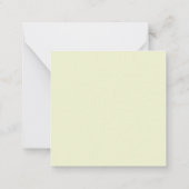 Professional Unique Classical Plain ノートカード (裏面)