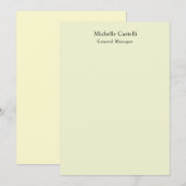 Professional Unique Classical Plain ノートカード (正面/裏面)