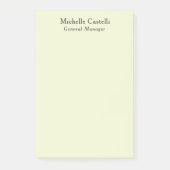 Professional Unique Classical Plain ポストイット (正面)