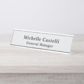 Professional Unique Classical Simple デスクネームプレート (正面)
