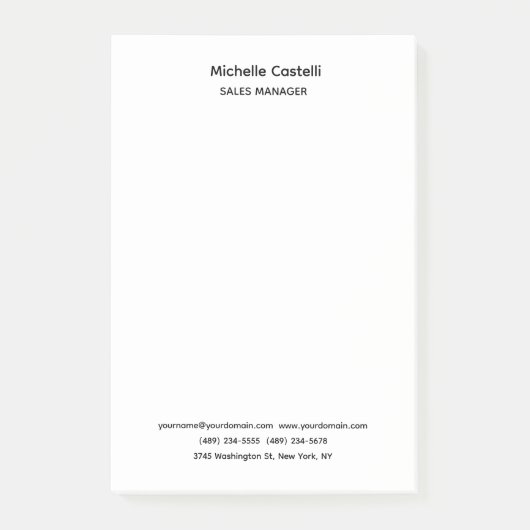 Professional Unique Classical Simple ポストイット (正面)