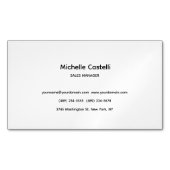 Professional Unique Classical Simple マグネット名刺 (正面)