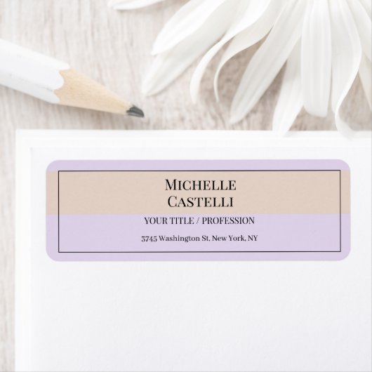 Professional Unique Classical Simple ラベル (インサイチュ)