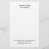 Professional Unique Classical Simple 便箋 (正面)