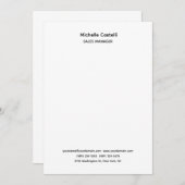 Professional Unique Classical Simple 案内状 (正面/裏面)