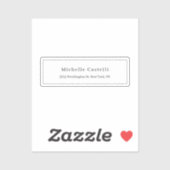 Professional Unique Classical Simple Black & White シール (シート)