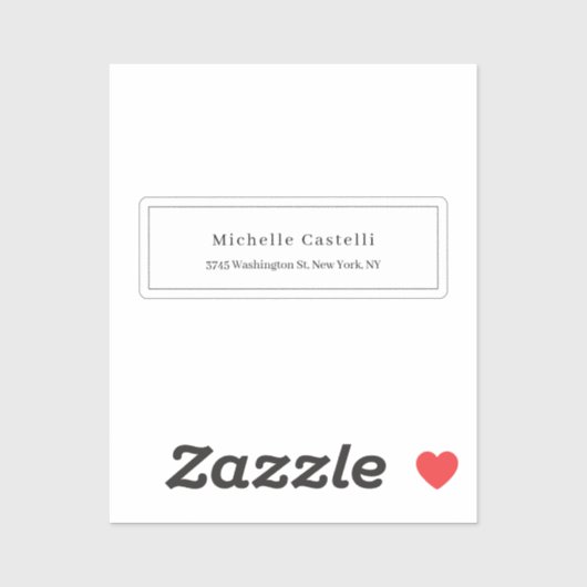 Professional Unique Classical Simple Black & White シール (シート)