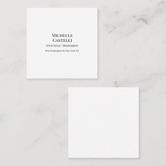 Professional Unique Classical Simple Black & White ノートカード (正面/裏面)