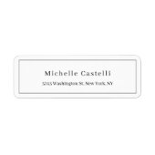 Professional Unique Classical Simple Black & White ラベル (正面)