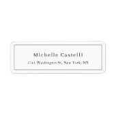 Professional Unique Classical Simple Black & White ラベル (正面)