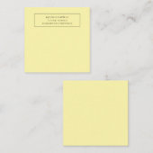 Professional Unique Classical Simple Cream Color ノートカード (正面/裏面)