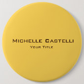 Professional Unique Classical Simple Plain 缶バッジ (正面)