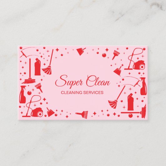 Professional Unique Maid House Cleaning Services 名刺 (正面)