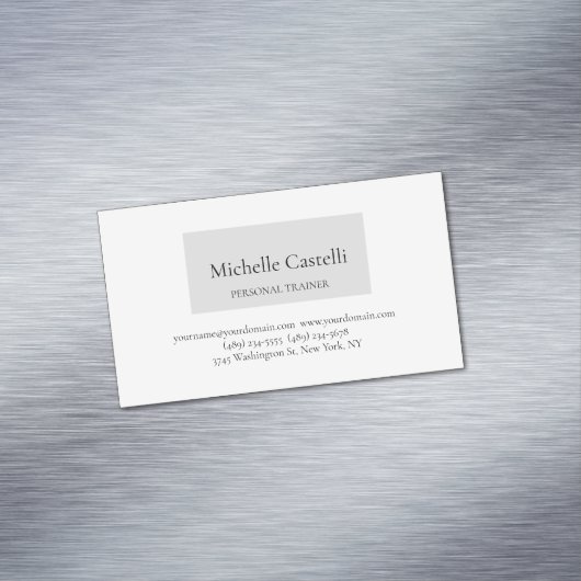 Professional Unique Minimalist Plain マグネット名刺 (インサイチュ)