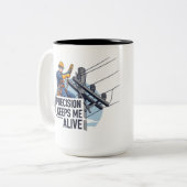 Professional Utility Worker Gift safety ツートーンマグカップ (正面左)